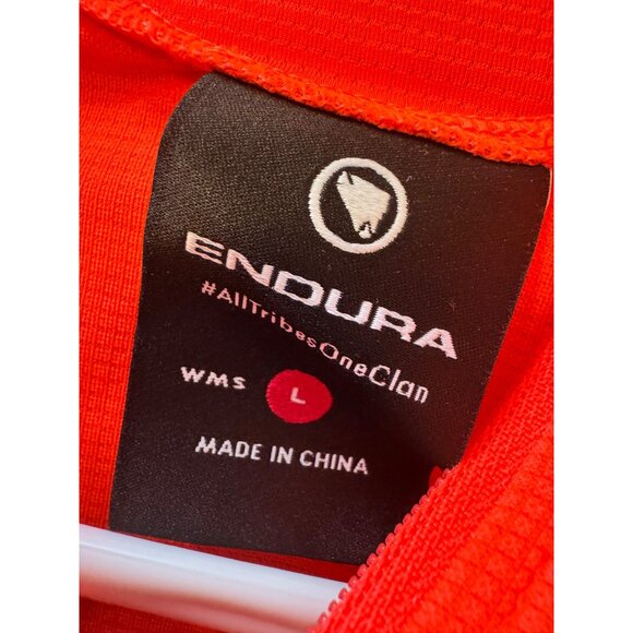 Endura FS260 Pro Jersey Women’s Size Large Cycling Short Sleeve Full Zip Pockets - Picture 6 of 11